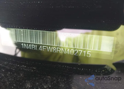 2024 Nissan Altima Sl Intelligent Awd z USA, uszkodzony, nr VIN 1N4BL4EW8RN402715